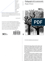 FREIRE. Pedagogía de La Autonomía PDF