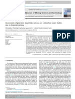 Assessment of Potential Impacts To Surface and Subsurface Water Bodies Due To Longwall Mining PDF