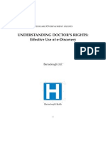 Understanding Doctor'S Rights: Effective Use of E-Discovery: Edicare Verpayment Udits