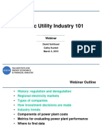 Electric Utility Industry 101: Webinar