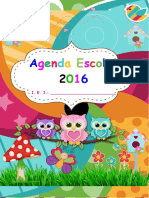 Agenda Escolar 2016 Editable