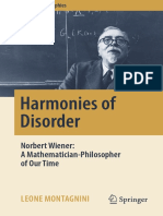 (Springer Biographies) Montagnini, Leone - Wiener, Norbert - Harmonies of Disorder - Norbert Wiener - A Mathematician-Philosopher of Our Time-Springer (2017) PDF
