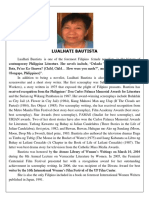 Lualhati Bautista - Leading Filipino Novelist and Screenwriter