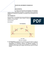 Demostración Del Movimiento Parabólico