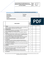 Rubrica para Calificar La Sustentación PI