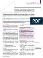 Lancet Information For Authors PDF