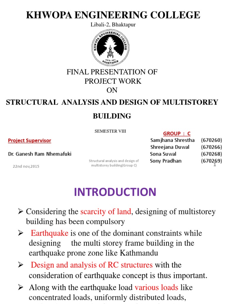 Khwopa Engineering College: Final Presentation of Project Work ON | PDF ...