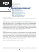 Gestión: Management of Human Resources Management de Administración de Los Recursos Humanos