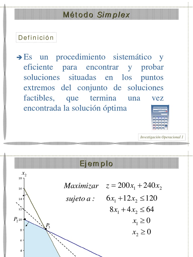 Algebra Metodo Simplex | PDF | Ecuaciones | Algoritmos