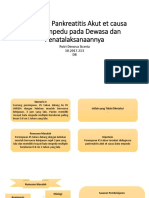 Diagnosis Pankreatitis Akut Et Causa Batu Empedu Pada Dewasa Dan Penatalaksanaannya