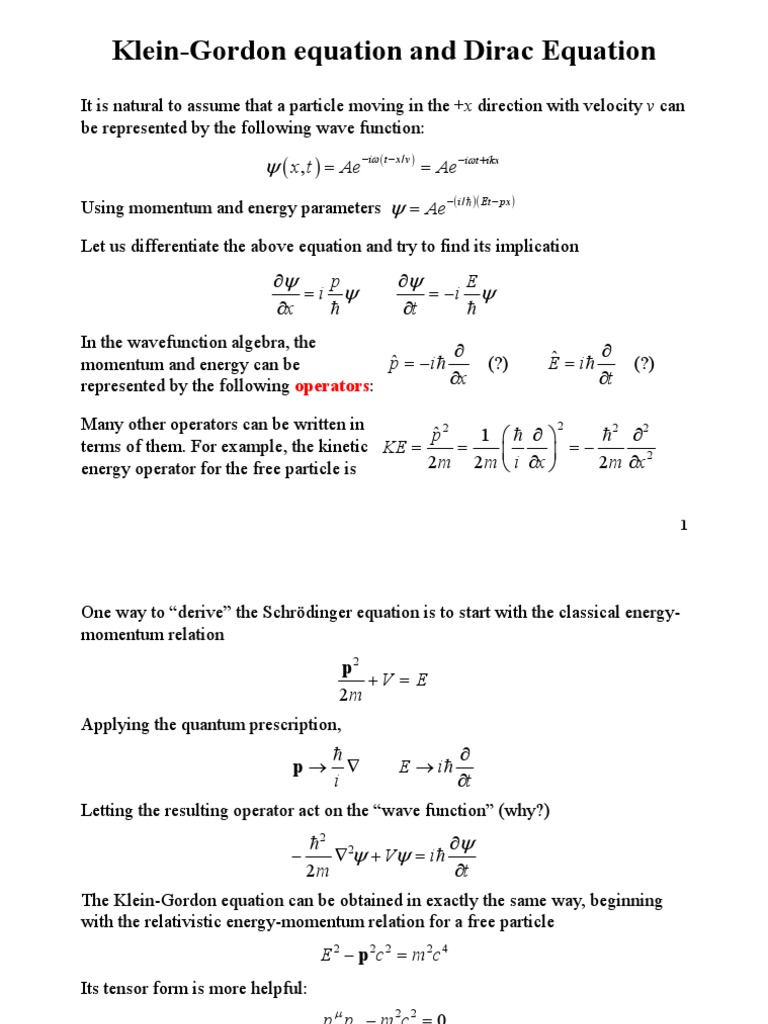 Note 07 Spin Physics Schrodinger Equation
