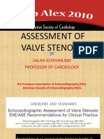 Assessment of Valve Stenosis PDF