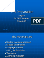 UN Preparation: English For SMP Students Episode 69