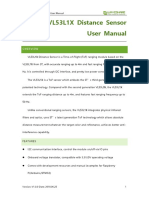 VL53L1X Distance Sensor User Manual en