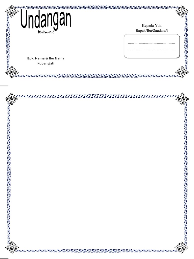 Frame Undangan Large Confetti Docx