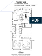 Fairmont Suite Floor Plan