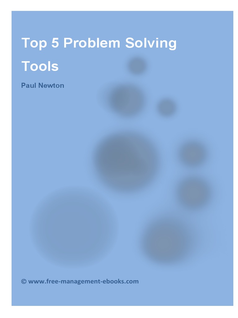 Fme Top 5 Problem Solving Tools PDF | PDF | Evaluation | E Books
