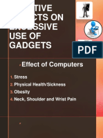 Negative Effects On Excessive Use of Gadgets