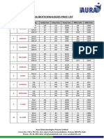 Aura Biotech Price List PDF