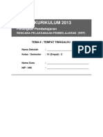 RPP Kelas VIII Tema 6 Subtema 1 2019