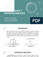 Repetibilidad y reproducibilidad en metrología