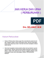 Perjanjian Kerja Dan Upah