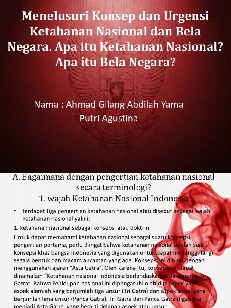 Bab 9 Menelusuri Konsep Dan Urgensi Ketahanan Nasional