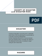 Basic Concept of Disaster and Disaster Risk