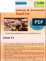 Apparel, Footwear & Accessories Email List.ppt