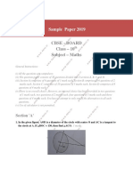 Maths Sample Paper 1