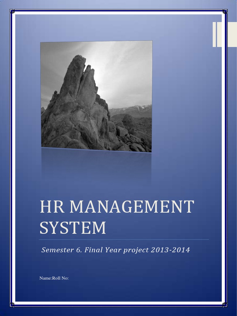 HR Management System Development Overview | PDF | Software Testing ...