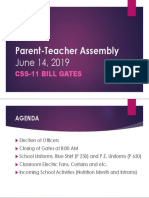 Parent-Teacher Assembly 1st