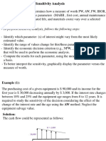 Sensitivity Analysis