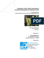 Evaluation of Gas Turbine Performance Alternatives For Indonesia Power