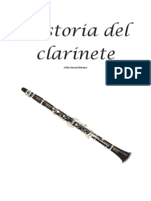 Historia Del Clarinete Sofc3ada Garcc3ada Moreno | PDF | Clarinete |  Johannes Brahms