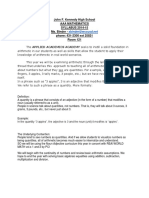 John F. Kennedy High School Aaa Mathematics SYLLABUS 2014-15 Ms. Binder - Phone: 431-2300 Ext 25821 Room 121