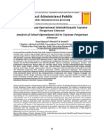 Jurnal Administrasi Publik: Analisis Bantuan Operasional Sekolah Kepada Yayasan Perguruan Almanar