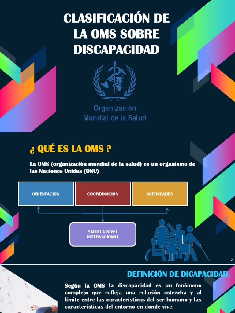 Clasificación OMS de Discapacidad | PDF | Invalidez | Organización ...