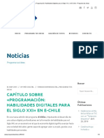 Capítulo Sobre Programación - Habilidades Digitales para El Siglo XXI en E-Chile - Programa Tus Ideas