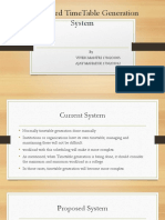 Synopsis Automated TimeTable Generation System