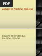 Análise de Políticas Públicas