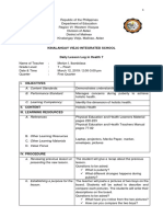 Kinalangay Viejo Integrated School: A. Content Standards: B. Performance Standard