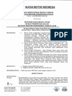 SK NO 009 - Penyesuaian Biaya Atas Surat Perintah Jalan IMI Tahun 2018 PDF