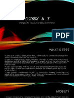 Corex A.I: Changing The Way You Live Today and Tomorrow