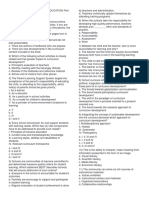 LET Reviewer - PROFESSIONAL EDUCATION Part 5 (40 Items) with Answers