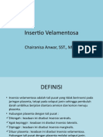 Insersio Velamentosa: Tali Pusat Berhubungan dengan Plasenta melalui Selaput Janin