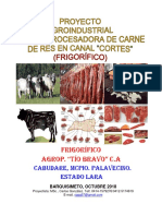 Proyecto Procesadora de Carne en Canal (Cortes)_Frigorífico Agrop, Tío Bravo C.a Oct_2018 COMPLETO