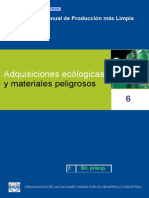 Adquisiciones Ecológicas y Materiales Peligrosos PDF
