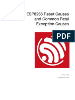 Esp8266 Reset Causes and Common Fatal Exception Causes En