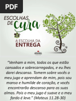 a escolha da entrega